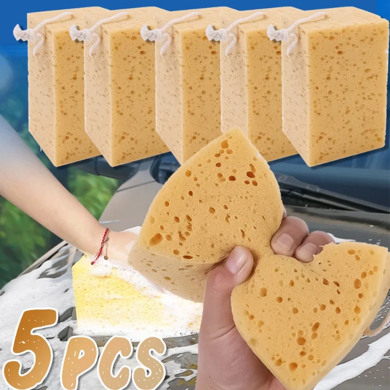 Eco Sponge - 洗車スポンジ大ハニカムスポンジブラシダスティングディテール洗濯スポンジ車のクリーニングツールオートバイカーアクセサリー