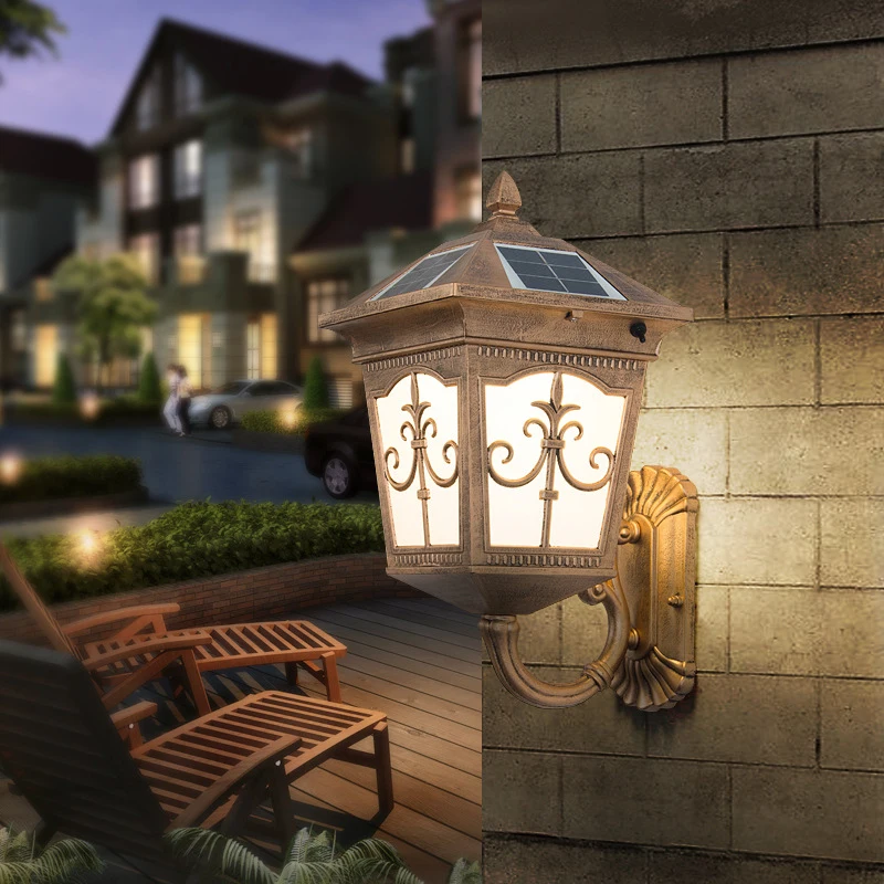 太陽光発電式防水壁掛けライト。テラス、庭、別荘に最適。屋外用 - Solar Garden Light のレビューと価格
