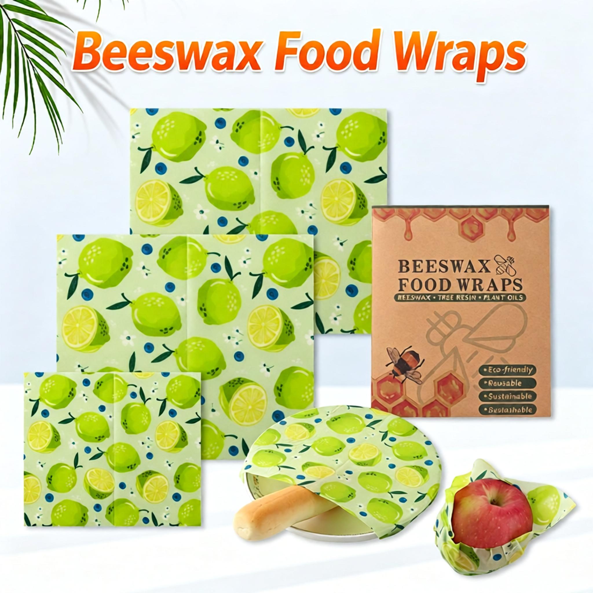 蜜蝋食品包装紙、食品用紙、リサイクル可能な食品包装、綿布。認 - Beeswax Wrap のレビューと価格
