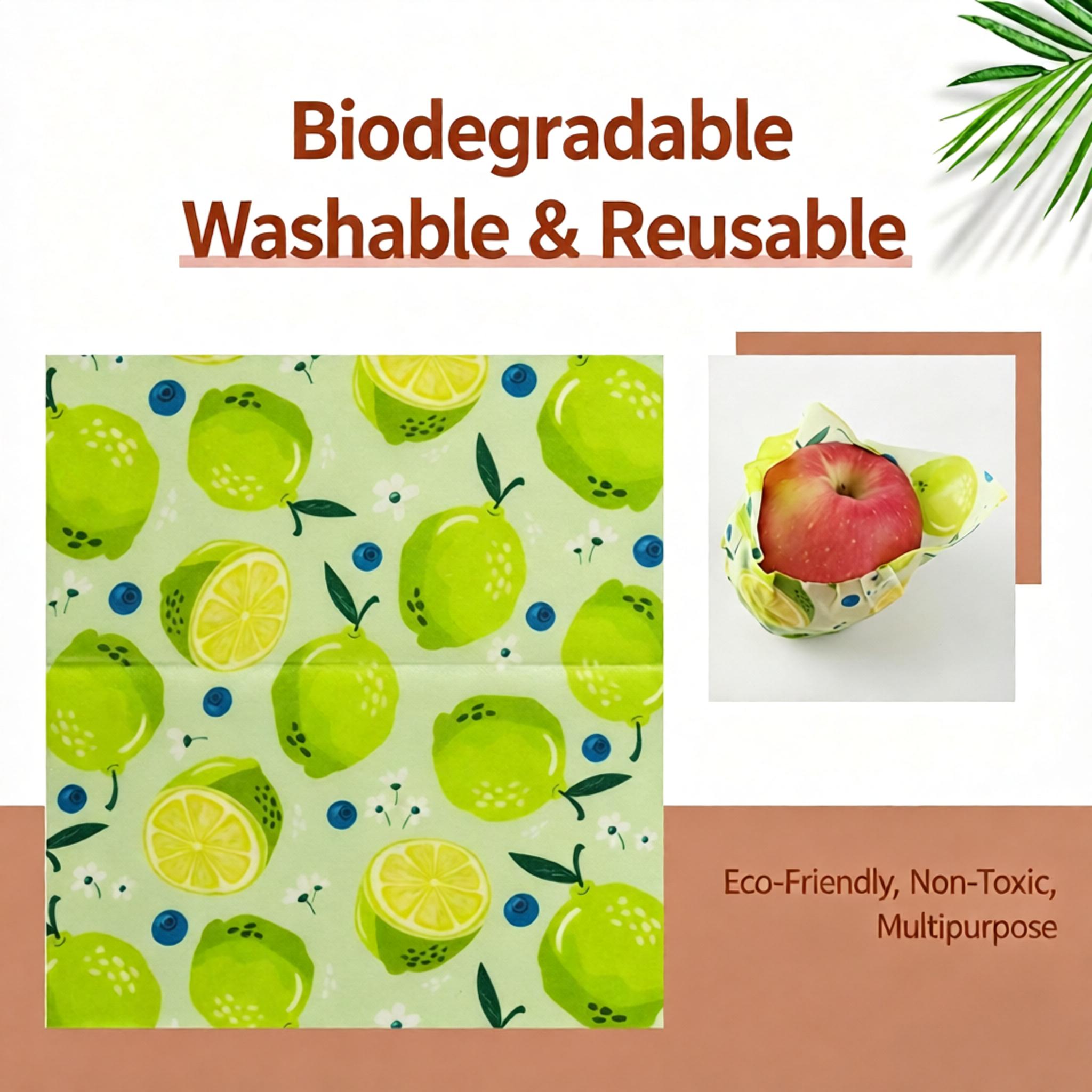 蜜蝋食品包装紙、食品用紙、リサイクル可能な食品包装、綿布。認 - Beeswax Wrap のレビューと価格
