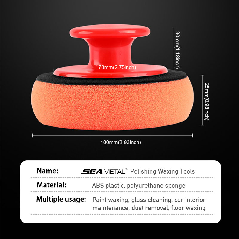 Seametal-車の研磨ディスクキット、ハンドル付きワック - Eco Sponge のレビューと価格