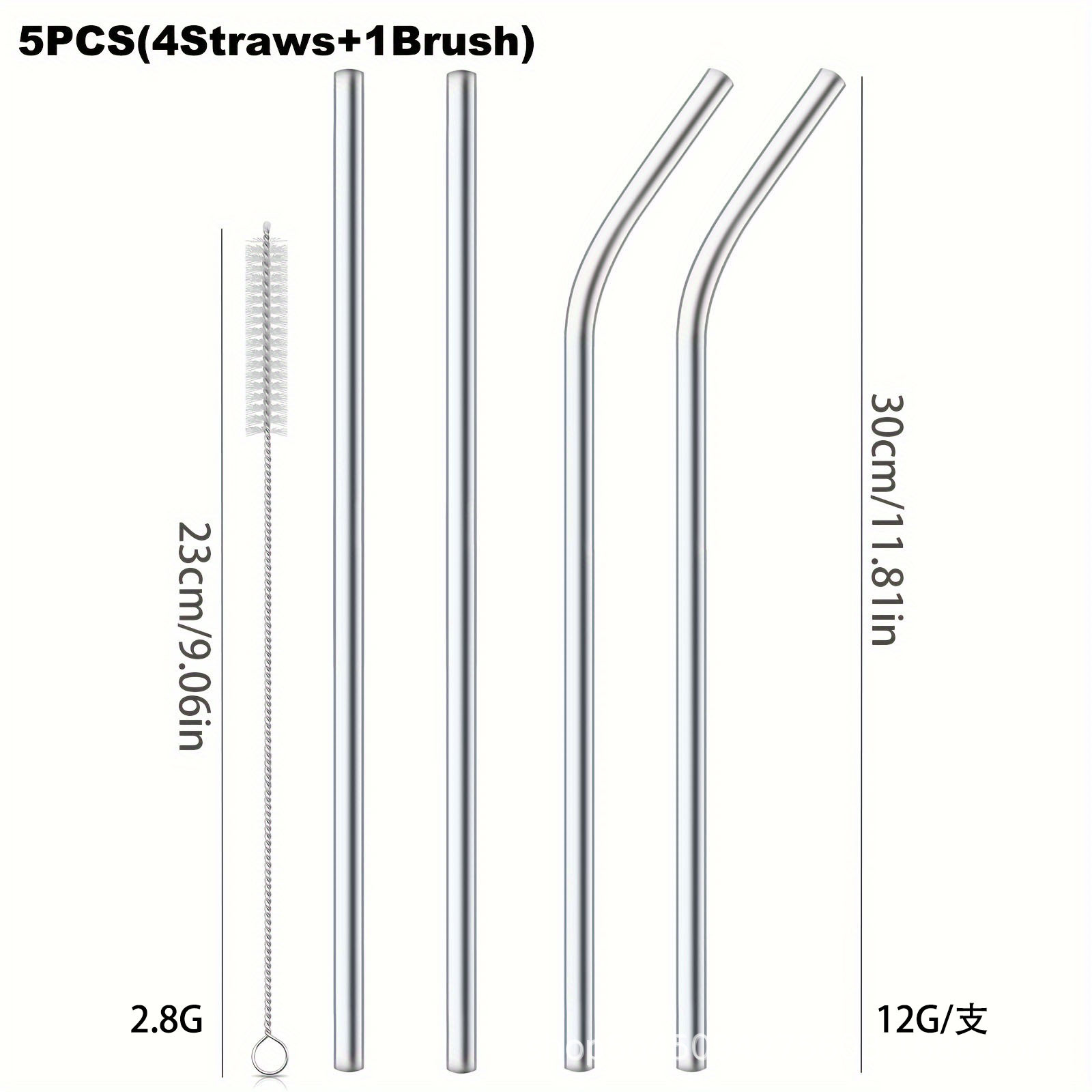ステンレス製の再利用可能なストロー,カラフル,健康的,環境に - Reusable Straw のレビューと価格