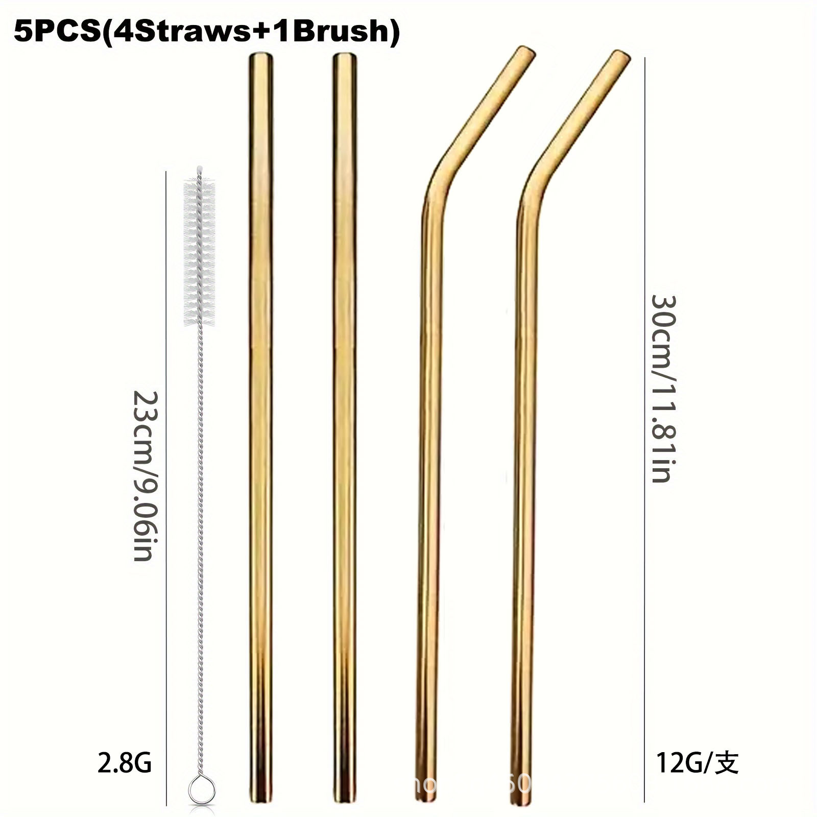 ステンレス製の再利用可能なストロー,カラフル,健康的,環境に - Reusable Straw のレビューと価格