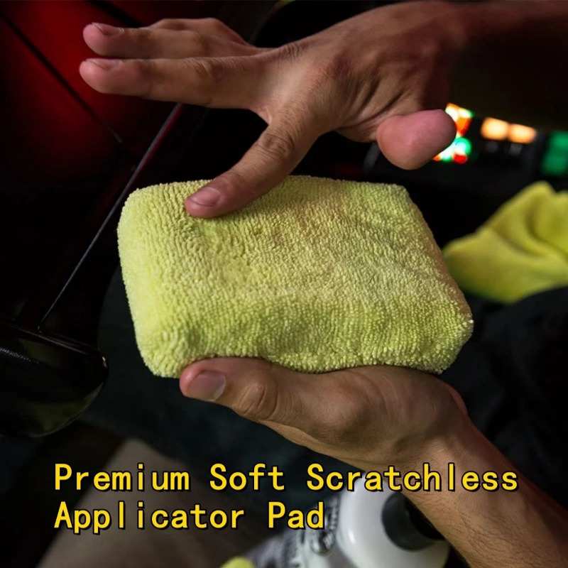 8個入りマイクロファイバーカーワックスアプリケーターパッド、 - Eco Sponge のレビューと価格