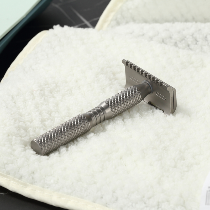 Yaqi-Ghost 90DCクロスグレインパターンセーフテ - Safety Razor Handle のレビューと価格