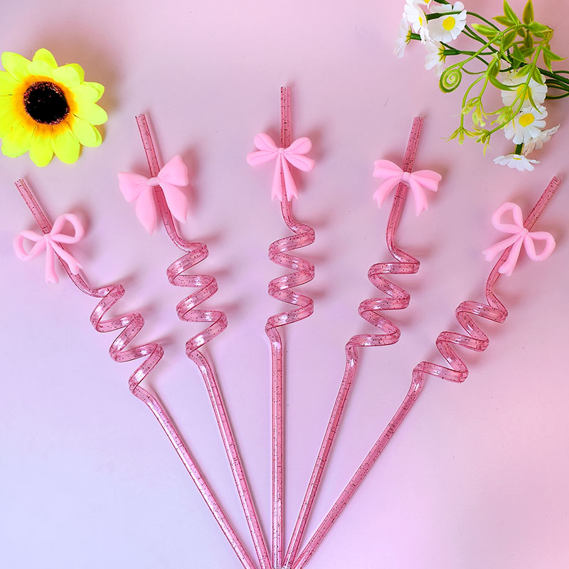 再利用可能なグリッタースパイラルストロー（4/8/12/16 - Reusable Straw のレビューと価格