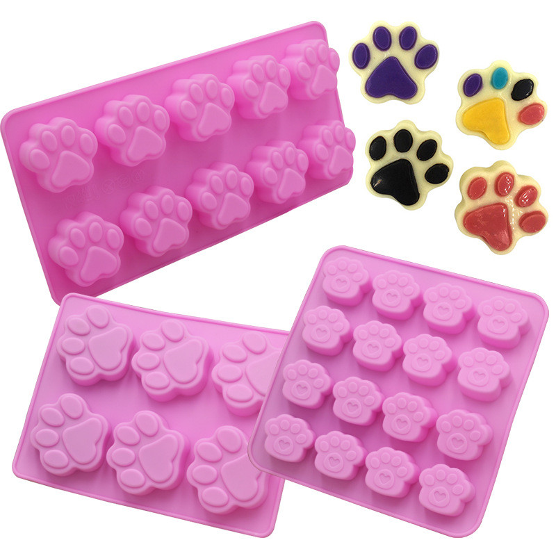 猫の爪の形をしたチョコレート用シリコン型。DIYでケーキのデ - Eco Soap のレビューと価格