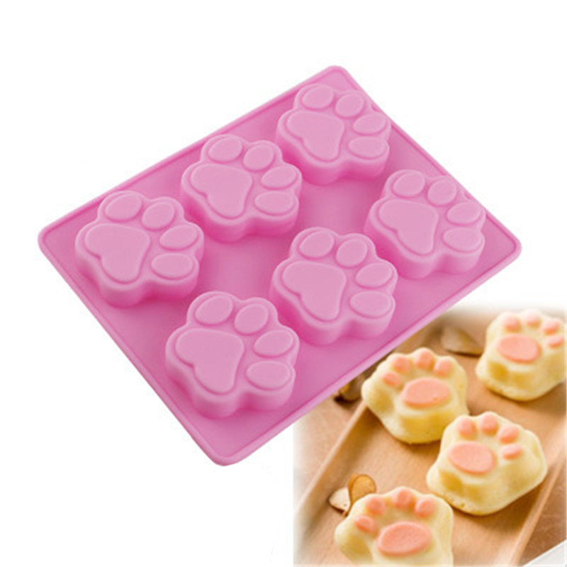 猫の爪の形をしたチョコレート用シリコン型。DIYでケーキのデ - Eco Soap のレビューと価格