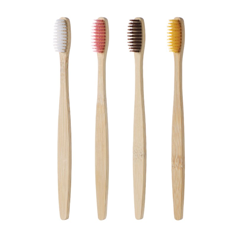 竹歯ブラシ 10 個セット - 天然牛革で包まれた環境に優し - Bamboo Toothbrush のレビューと価格